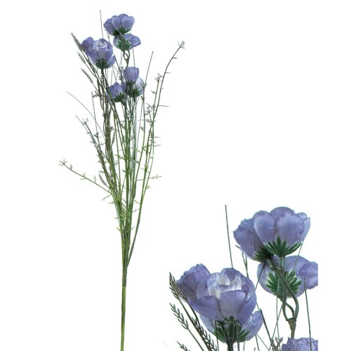 Kunstblume -Prairie Gentian- Stiel 55cm lila