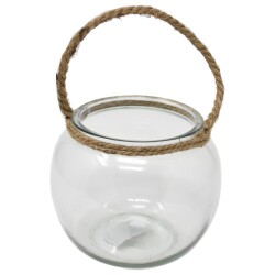 Vase -Lazarus- Glas 15x18cm transparent