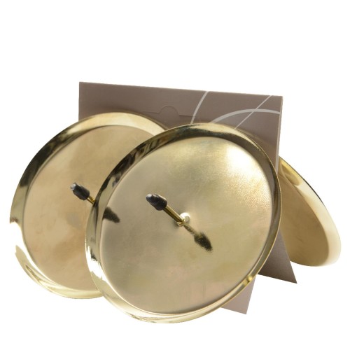 Vogel Deko-Ring 2ass Metall 16cm gold