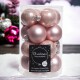 Baumkugel -Classic- 16er-Set Glas 3cm rosa