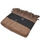 Decke -Coziness- Baumwolle 130x160cm braun