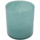 Vase -Moon- Glas 13x12cm türkis