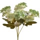Kunstblume -Hortensien- Stiel 25cm grün