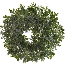 Kranz -Greenery- Kunstblume 40cm grün