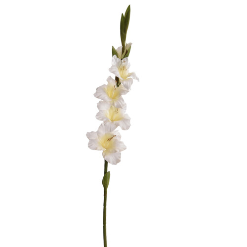 Kunstblume Gladiolus 85cm creme