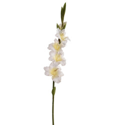 Kunstblume Gladiolus 85cm creme