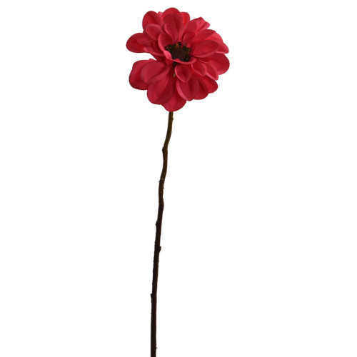Kunstblume -Dahlie- Stiel 55cm rot