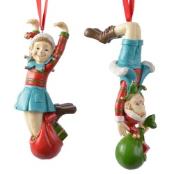 Baumschmuck Fairy 2ass Kunststoff bunt