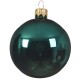 Baumkugel -Uni- 6er-Set Glas 5cm smaragd