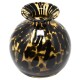 Vase -Tigre- Glas 15x13cm braun