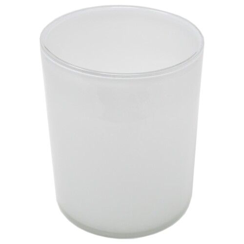 Vase -Moon- Glas 20x15cm weiss