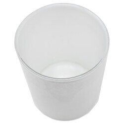 Vase -Moon- Glas 20x15cm weiss