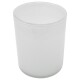 Vase -Moon- Glas 20x15cm weiss