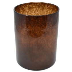 Vase -Moon- Glas 20x15cm braun