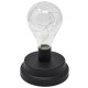 Tischlampe -Edison- LED Batterie 16x11cm schwarz