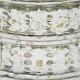 Vase -Materia- Glas 38x20cm gold-silber