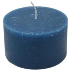 Kerze -Rustic Cylinder- 6x10cm petrol