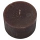 Kerze -Rustic Cylinder- 6x10cm chocolate