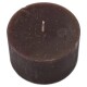 Kerze -Rustic Cylinder- 6x10cm chocolate