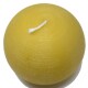 Kerze -Powderpressed Ball- 10x10cm ochre