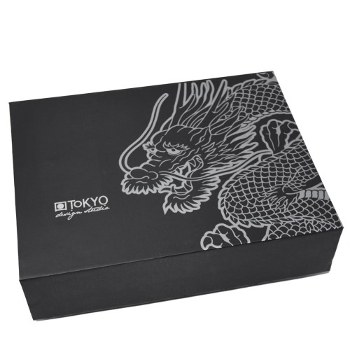 Geschenkbox -Espresso Dragon Platinum- Porzellan