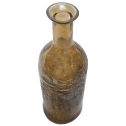 Vase -Crackle- Glas 34x10cm gold