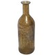 Vase -Crackle- Glas 34x10cm gold