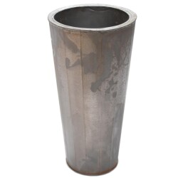 Vase -Tappy- Metall 36x18cm grau