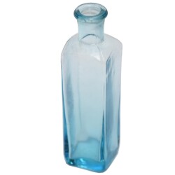 Vase -Block Taps- Glas 17x4cm blau
