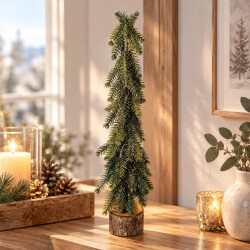 Tannenbaum Winter Oaks 37cm grün-gold