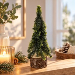 Tannenbaum Winter Oaks 20cm grün-gold