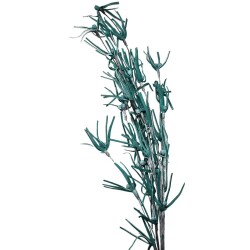 Kunstblume -Spider- 77cm blau-grün