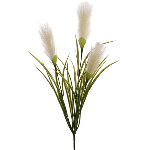 Kunstblume -Gras Foxtail- 57cm creme-grün