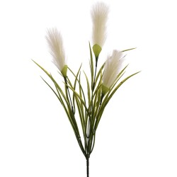 Kunstblume -Gras Foxtail- 57cm creme-grün