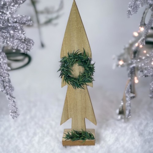 Tannenbaum -Country- Deko Weihnachtsdeko, Holz natur-grün € 4,99 45cm