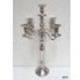 Kerzenleuchter -Monarchy- Nickel 60x15cm silber