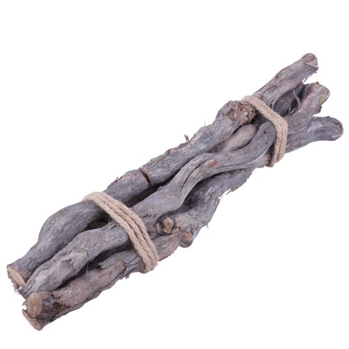 Bündel -Twigs- Deko-Objekt Holz 60x15cm grau-natur