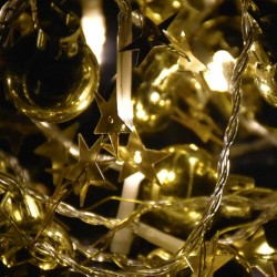 Lichterkette Xmas-Gold 10-LED Batterie Indoor