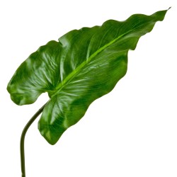 Stiel -Pfeilus Blatt- Kunstblume 80cm grün