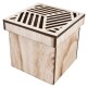 Box -Urban Jungle- Holz 12x13cm natur