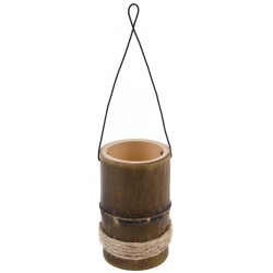 Vase -Asia- Bambus 15cm natur