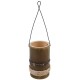 Vase -Asia- Bambus 15cm natur