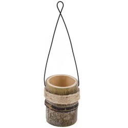 Vase -Asia- Bambus 10cm natur
