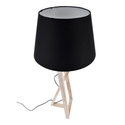 Stehlampe -New York- Holz 84x36cm natur-schwarz