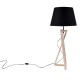 Stehlampe -New York- Holz 84x36cm natur-schwarz