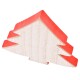 Tanne Deko Holz 16x15cm natur-rot