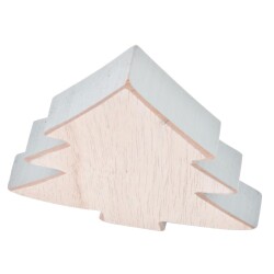 Tanne Deko Holz 12x11cm natur-mint