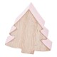 Tanne Deko Holz 7x6cm natur-rosa