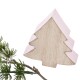 Tanne Deko Holz 7x6cm natur-rosa