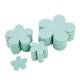 Streudeko -Blüte- 24er-Set Filz 8cm mint